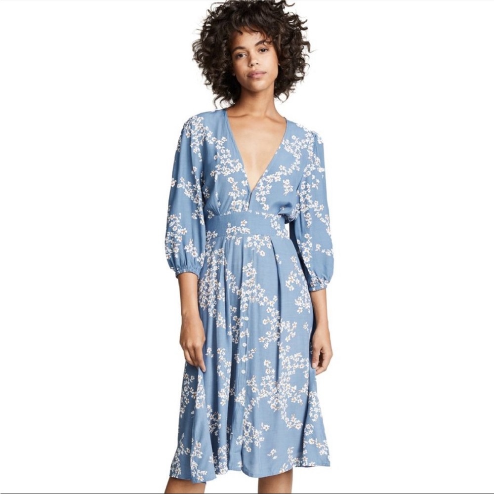 Faithfull the brand Chloe Floral Midi Dress